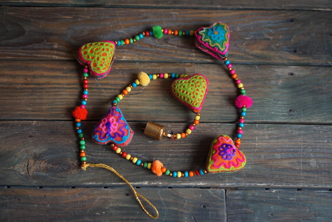 Подвеска "Сердечки"