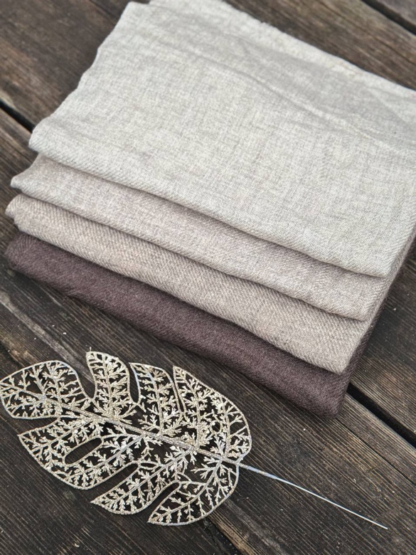 Кашемировые палантины натуральных оттенков