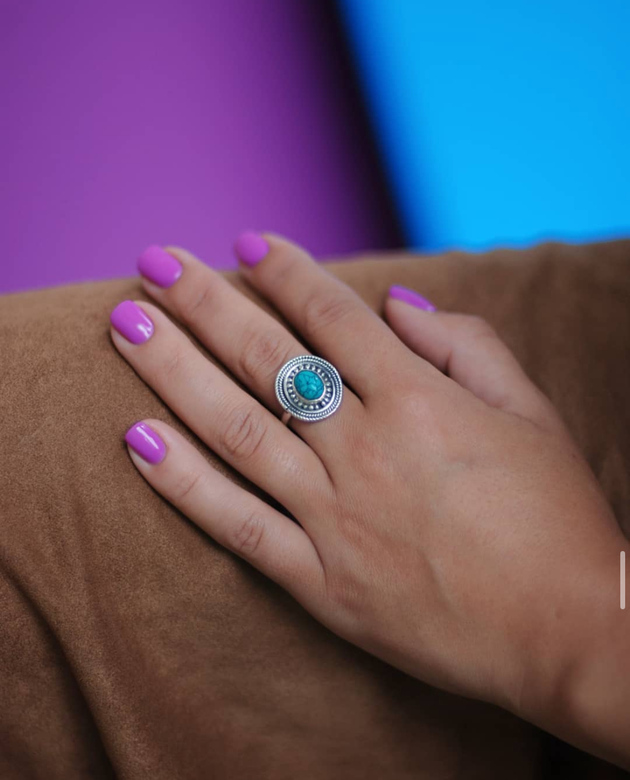 Серебряное кольцо с бирюзой