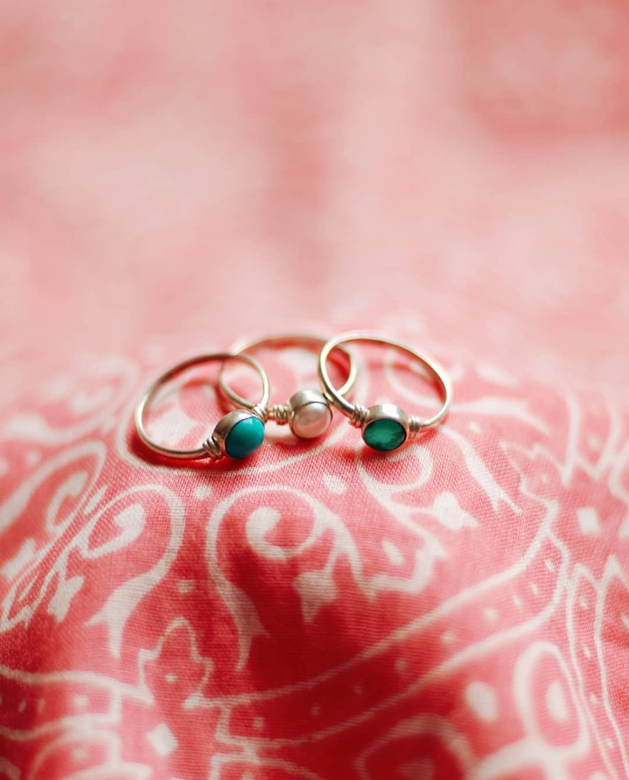 Серебряное кольцо с бирюзой