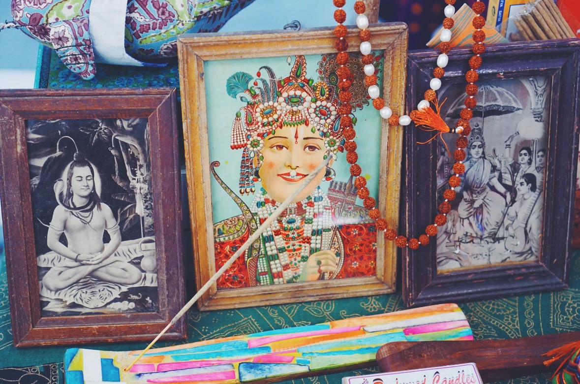 Винтажные картинки с божествами