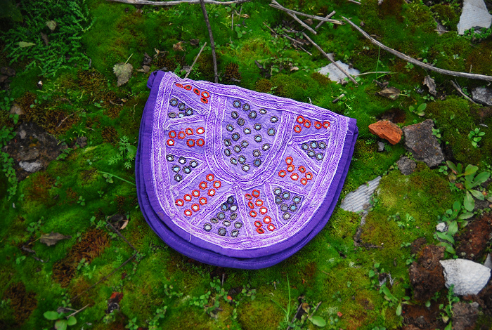 Фиолетовая сумка