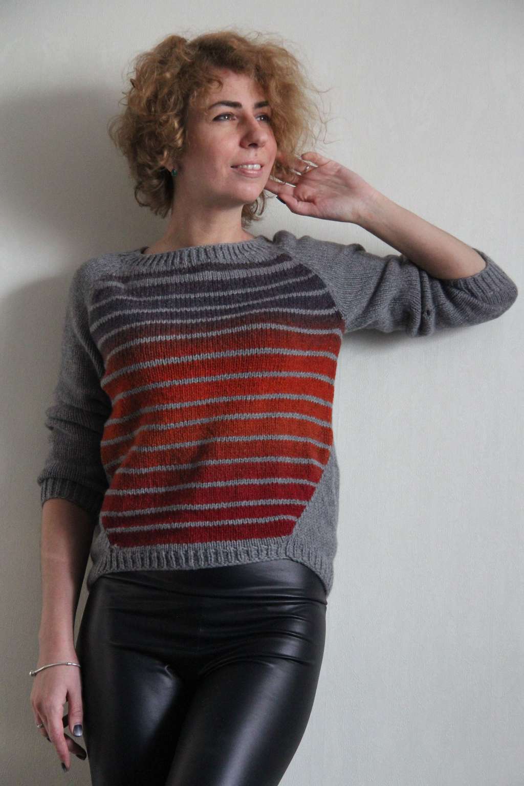 Джемпер Закат (Полоски)