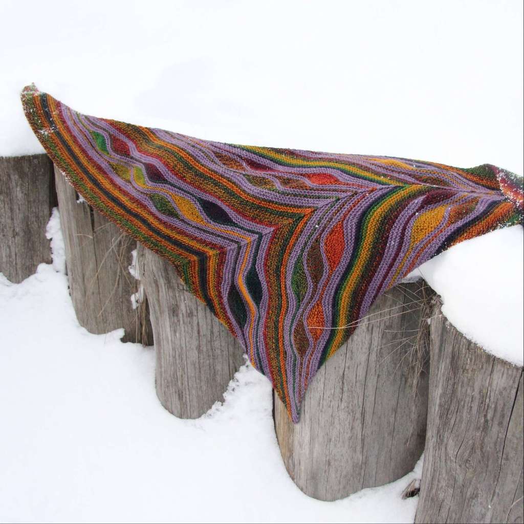 Шаль Перо Павлина