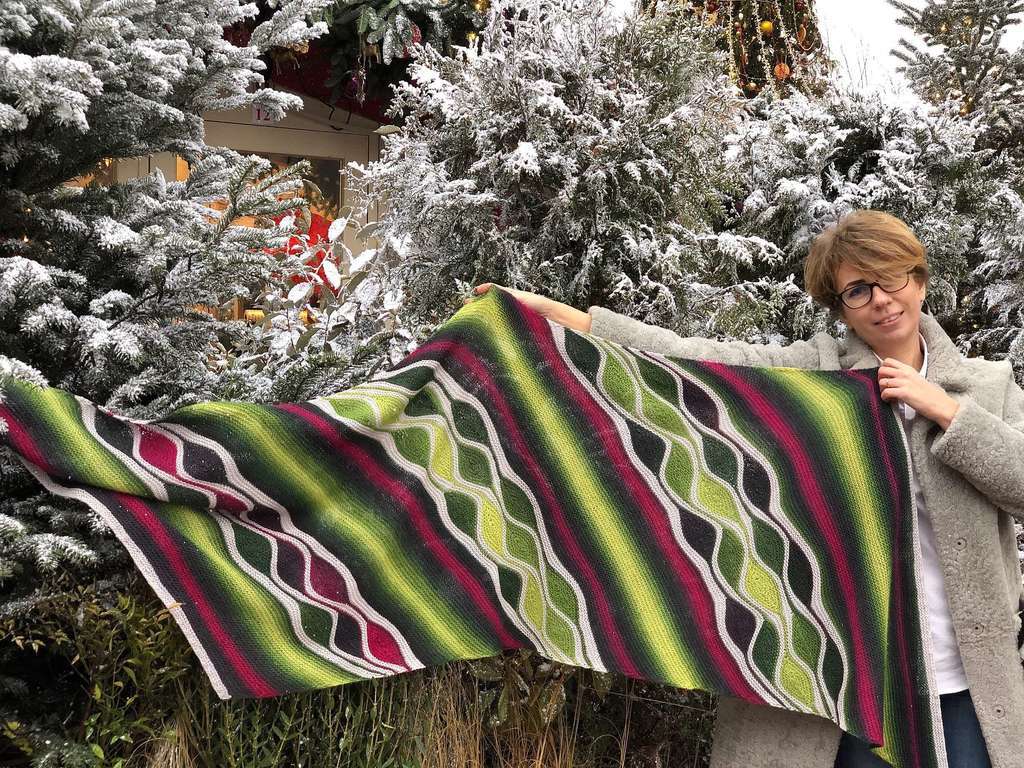 Палантин Перо Павлина