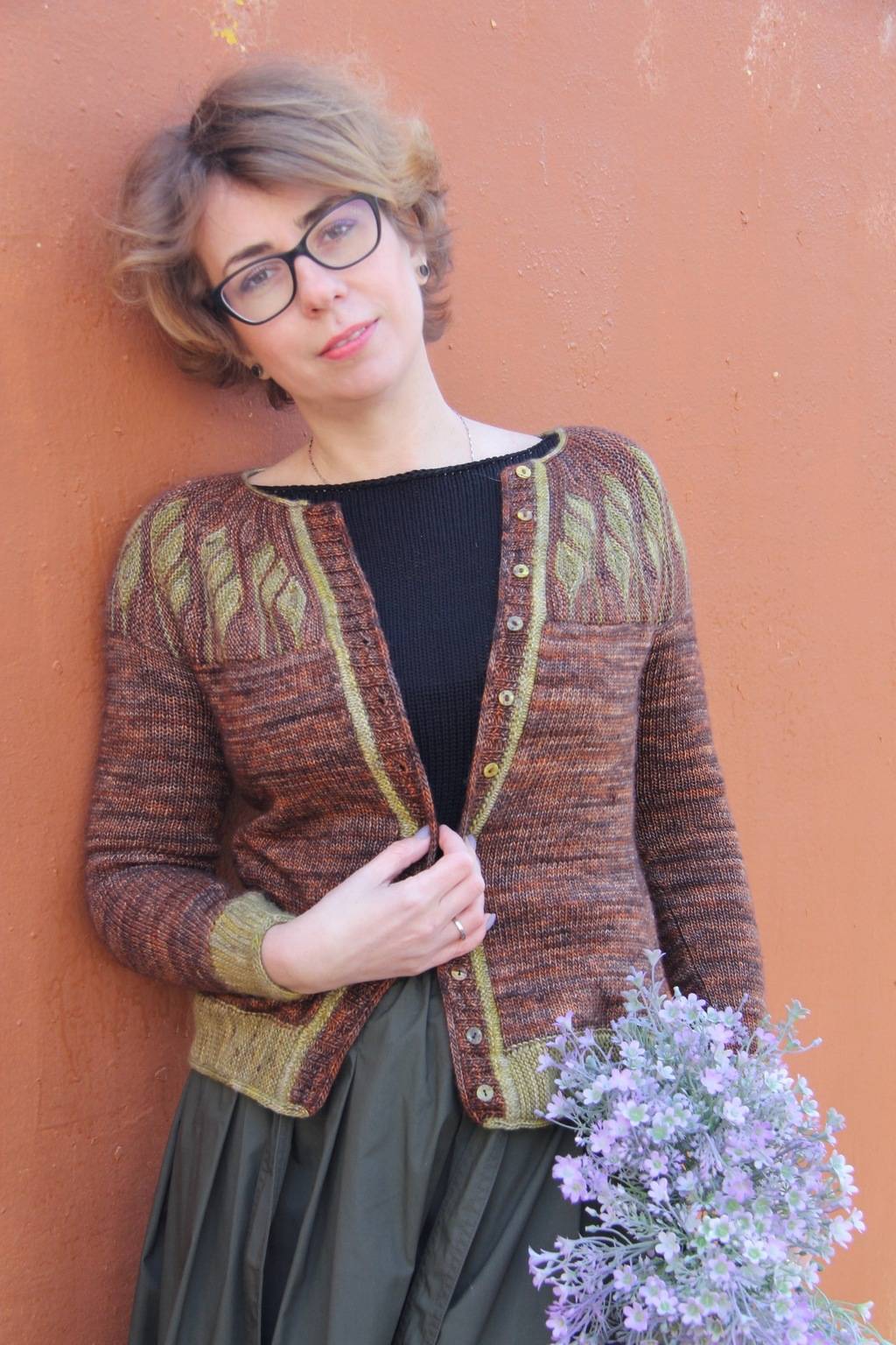 Кардиган Цветочные Бутоны