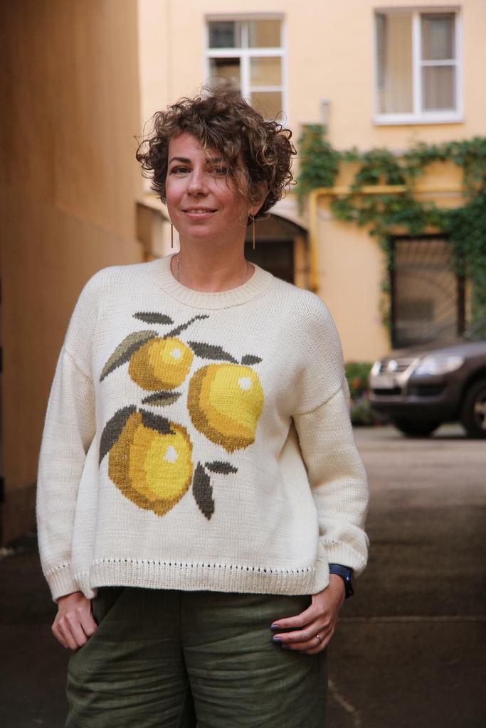 Свитер Лимоны