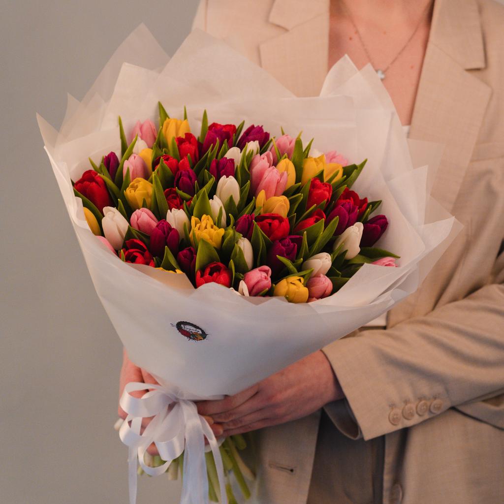 Букет 51 тюльпан
