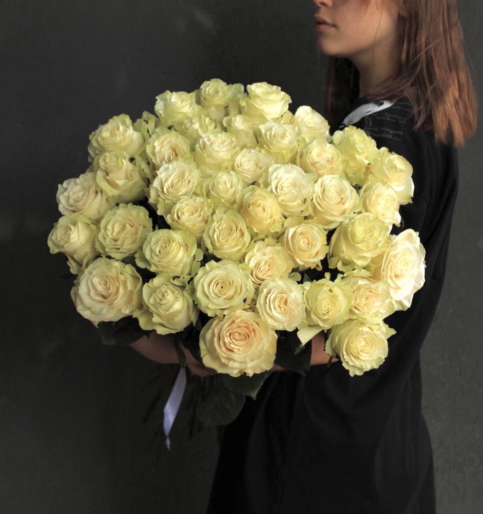 Букет белых роз (Эквадор)