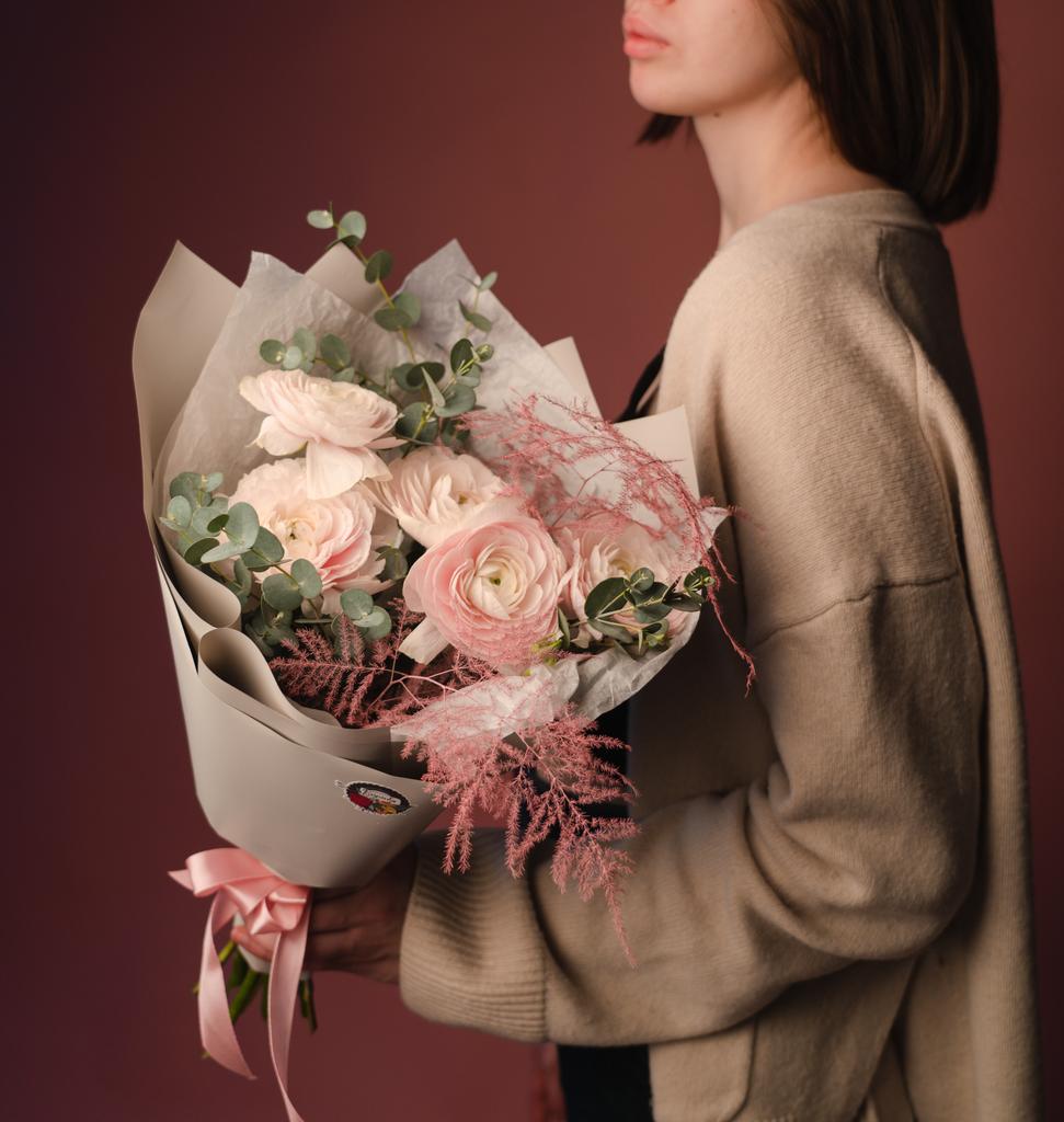 Букет "Снежные лютики"