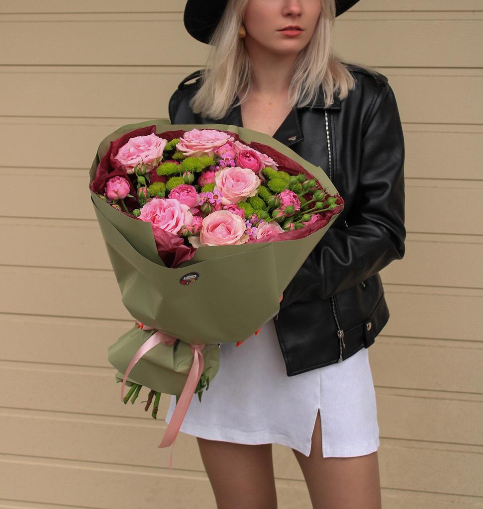 Букет «Pink lawn»