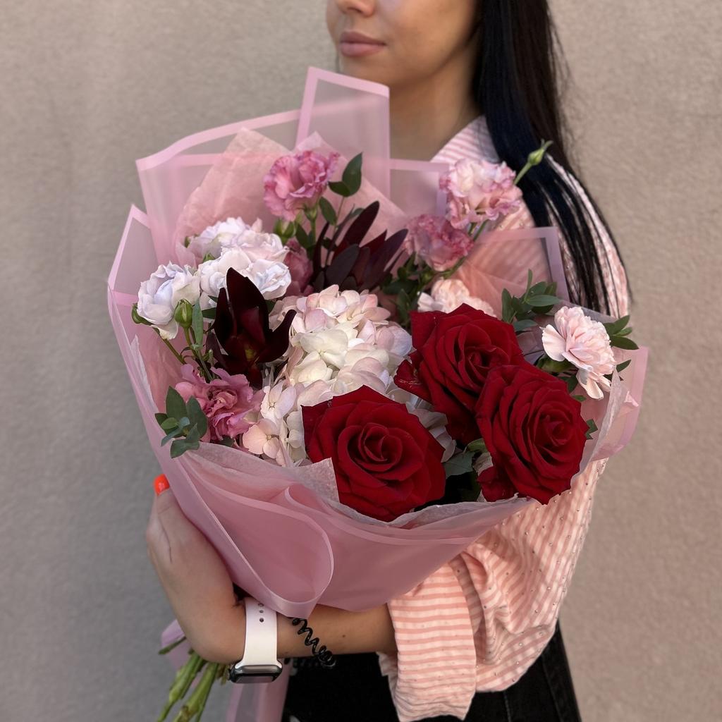 Букет «Красный малахит»