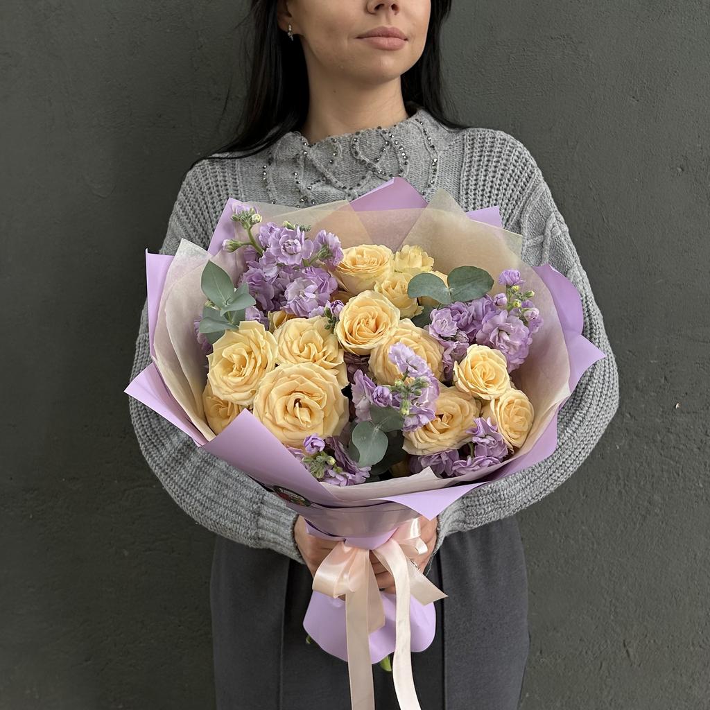 Букет «Lavender cream»