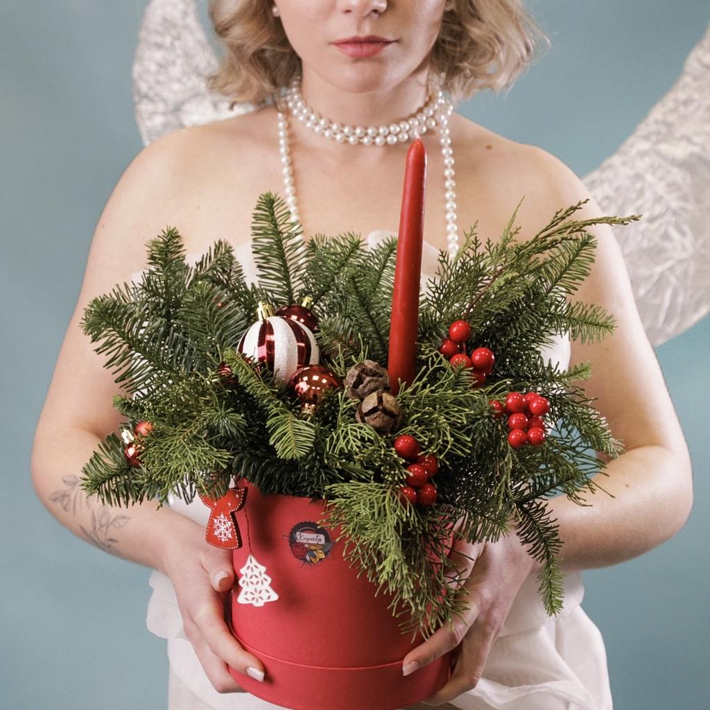 Композиция «Морозный румянец»