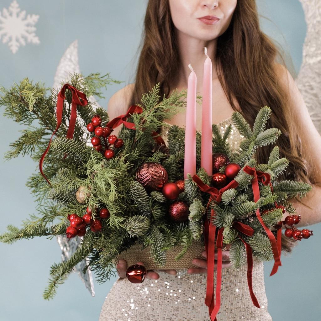 Композиция «Бархатные бантики»