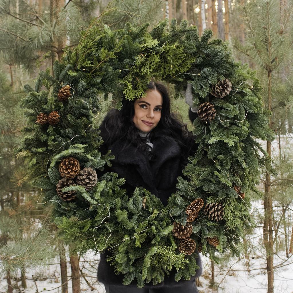Венок «Рождественское чудо»
