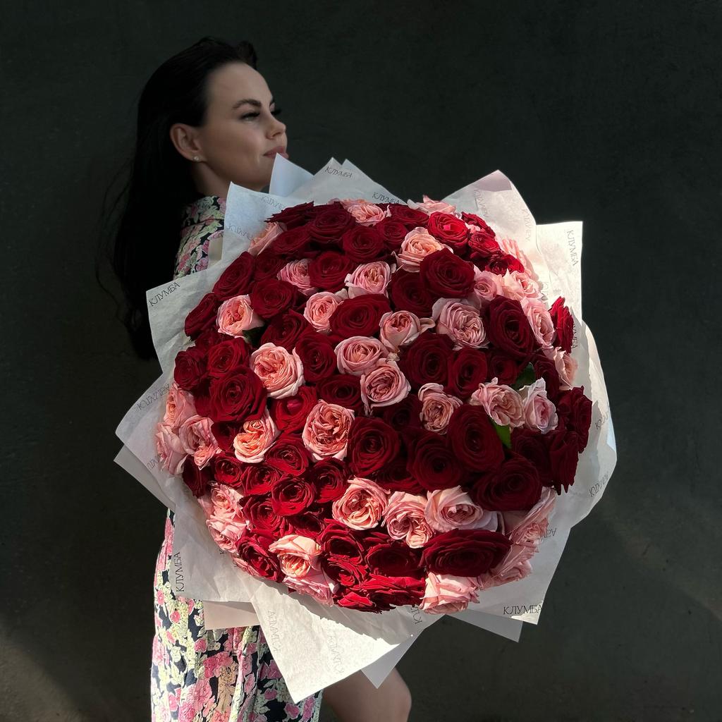 Букет «101 роза Red London»