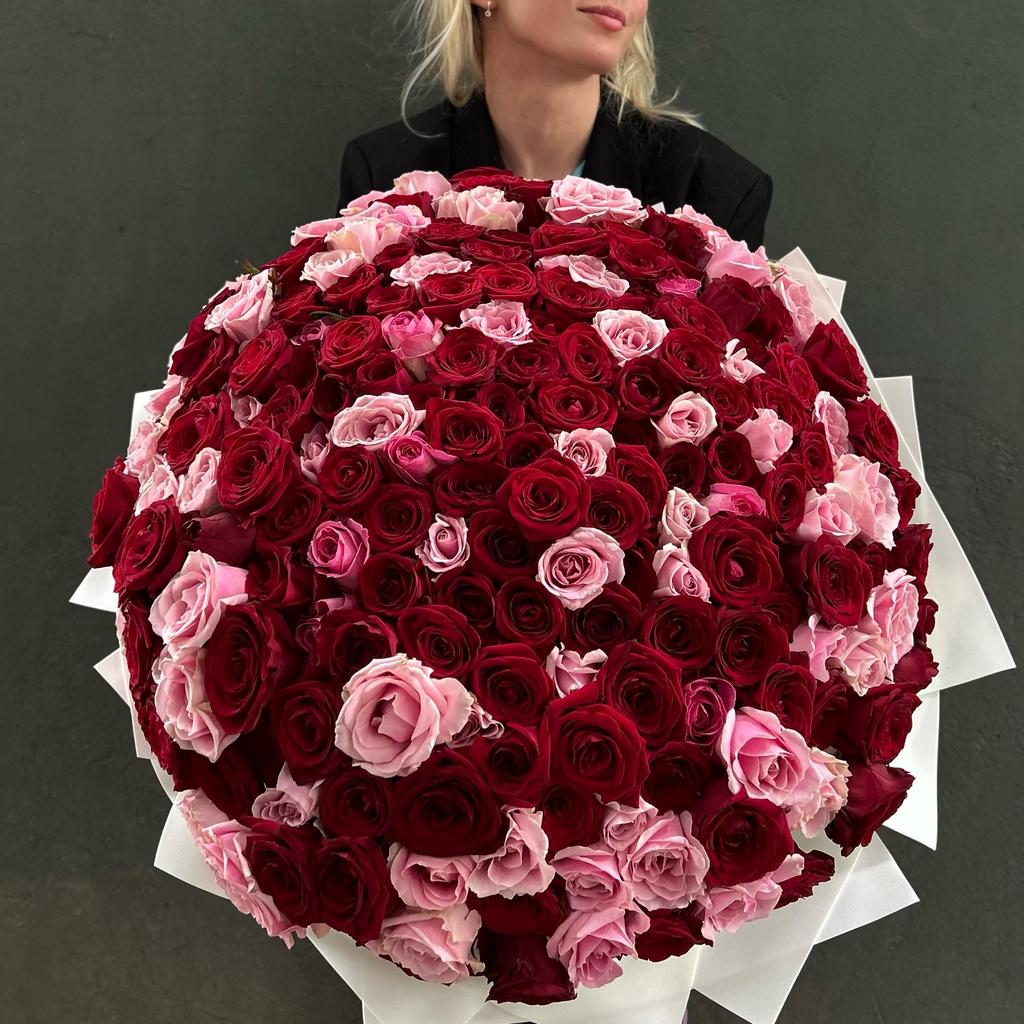 Букет «221 роза MIX»