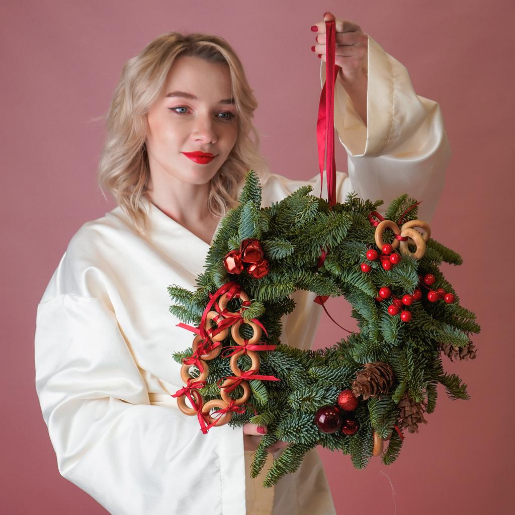 Рождественский венок «Русские забавы»