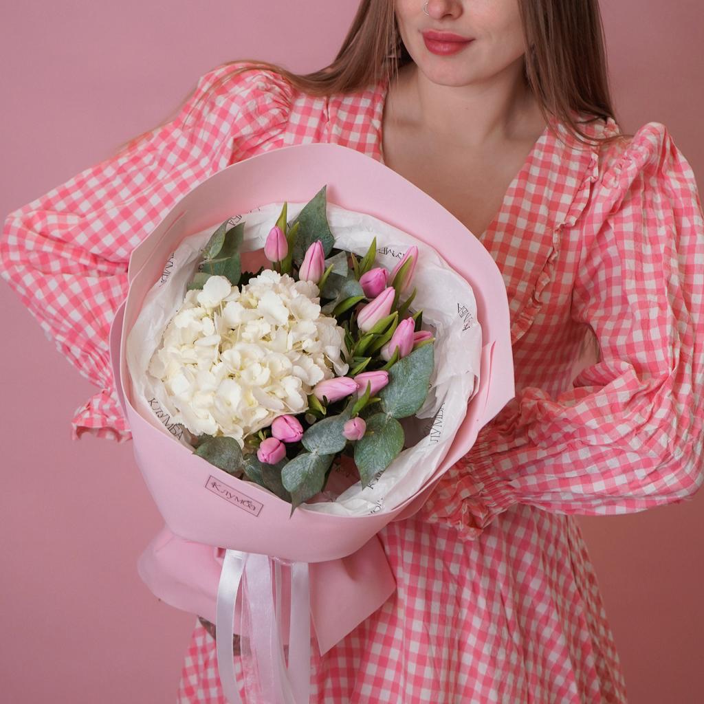 Букет «Пудровая симфония»