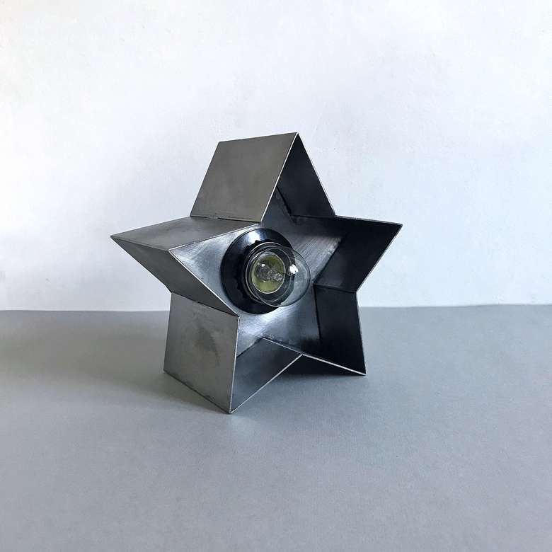 Светильник  "Звезда малая"стальная