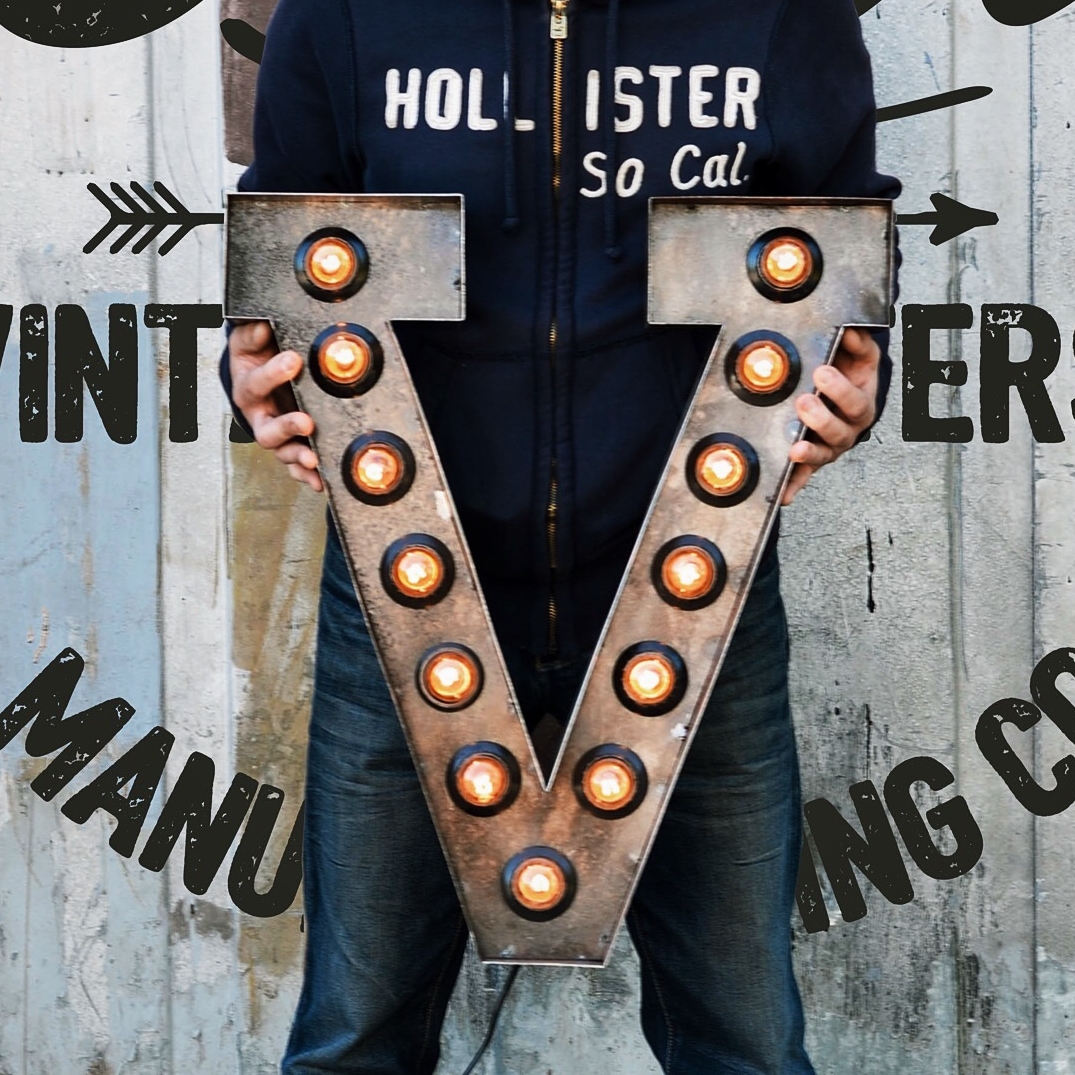 Светильник "Буква - Инициал" на ваш выбор