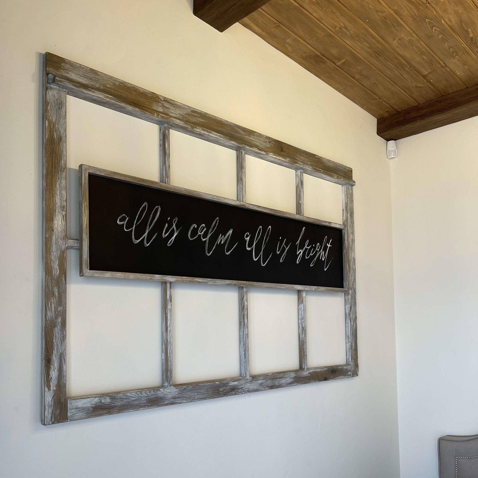 Декоративная рама с меловой доской