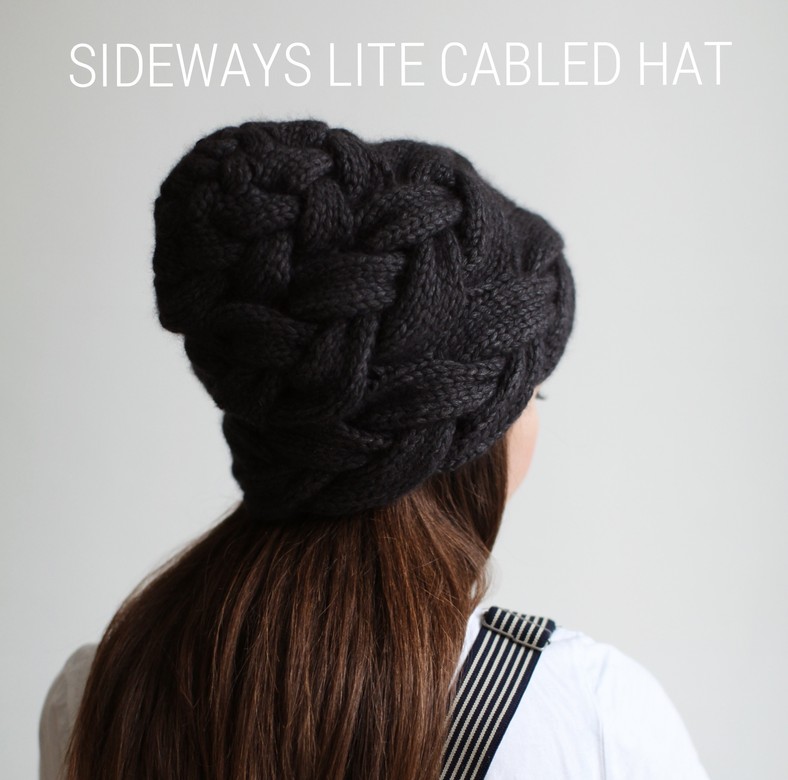 Описание шапки с косами SIDEWAYS LITE