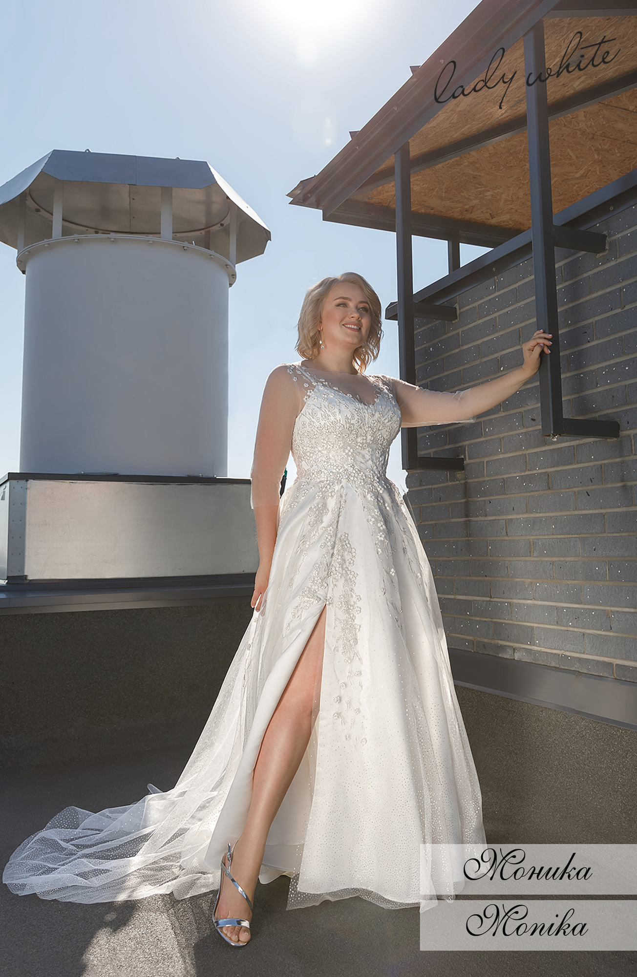 Свадебное платье Моника (size plus)