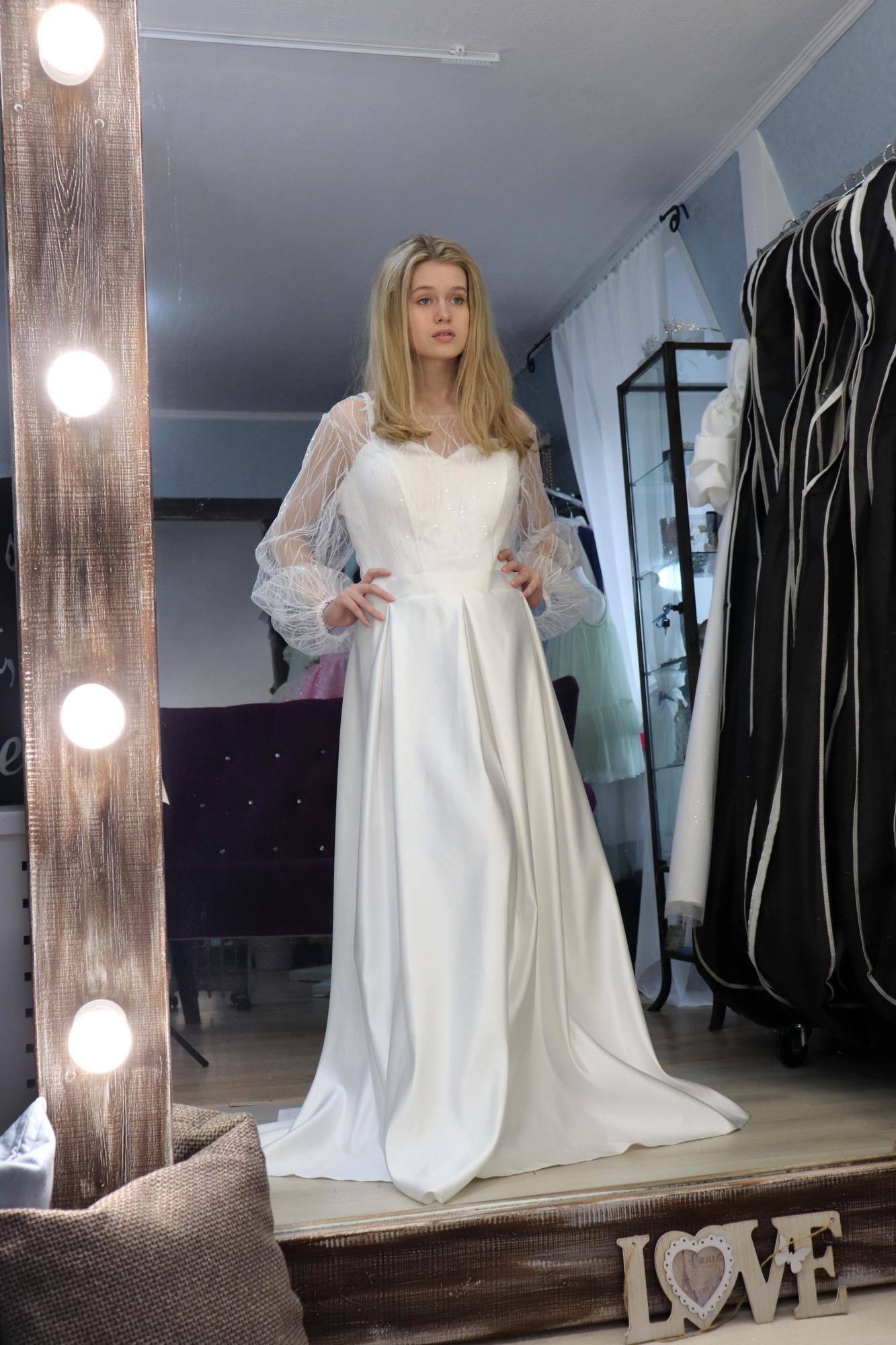 Свадебное платье PELAGEYA (size plus)