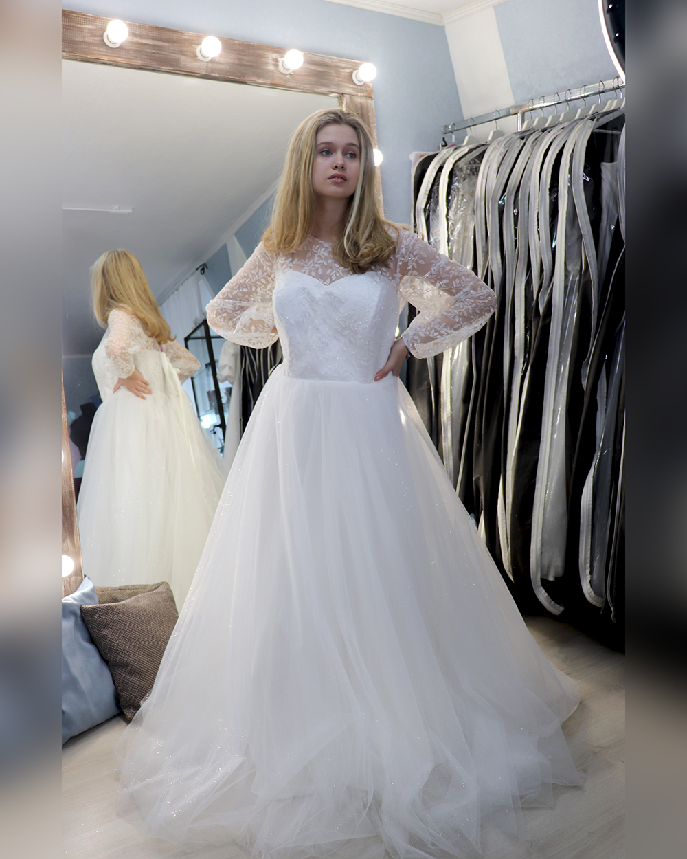 Свадебное платье KEROLIN (size plus)