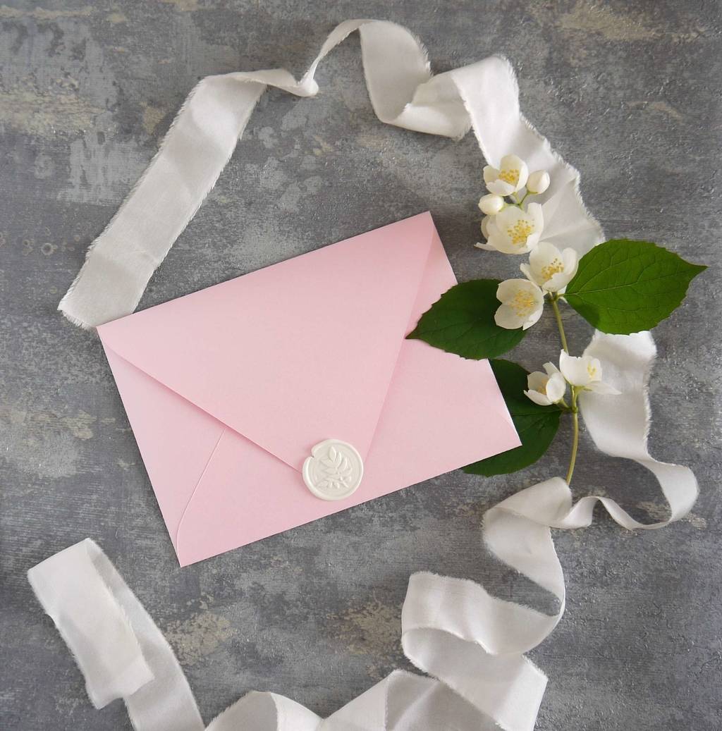 Конверт для свадебных приглашений