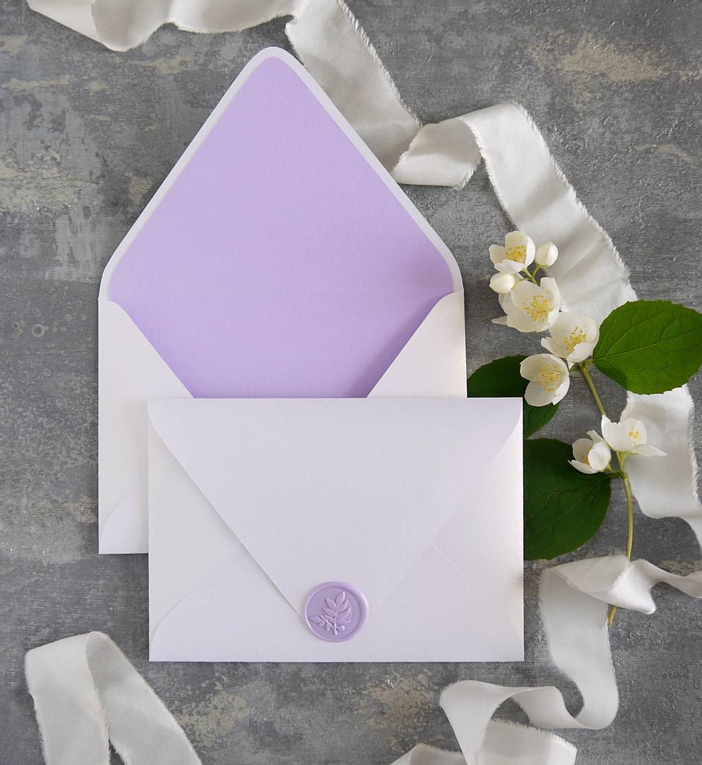 Конверт для свадебных приглашений
