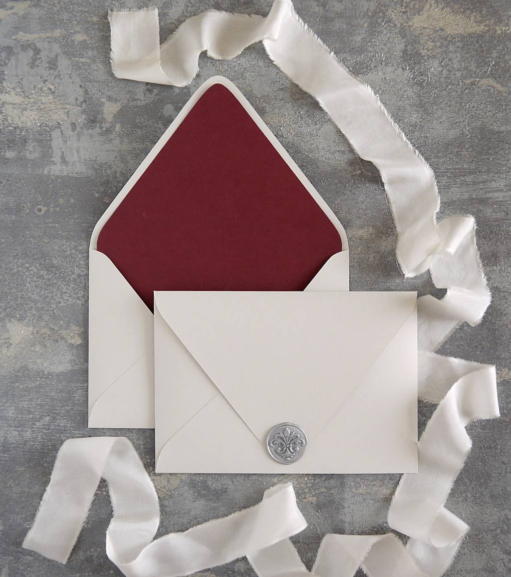 Конверт для свадебных приглашений