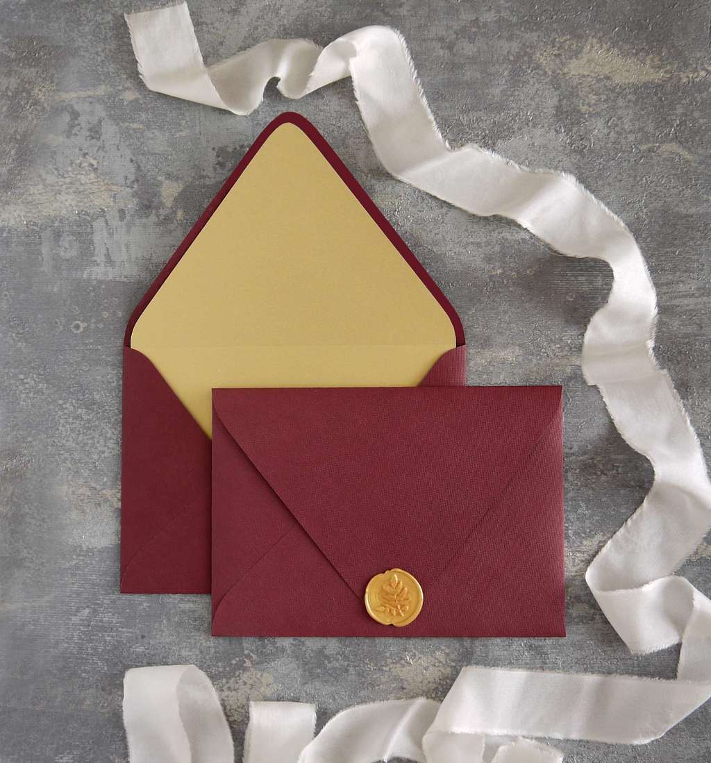 Конверт для свадебных приглашений