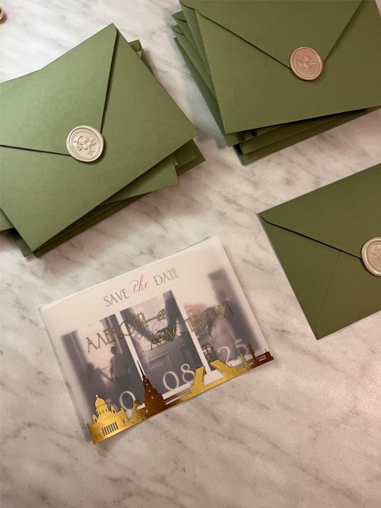 Свадебное приглашение в Петербурге