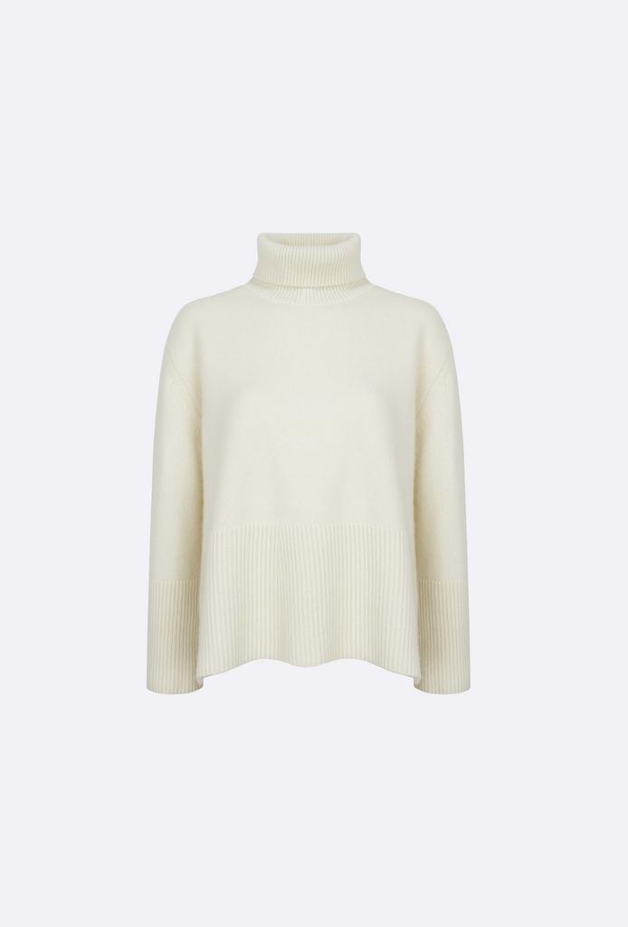 свитер Amanda из шерсти и кашемира в цвете пряного латте