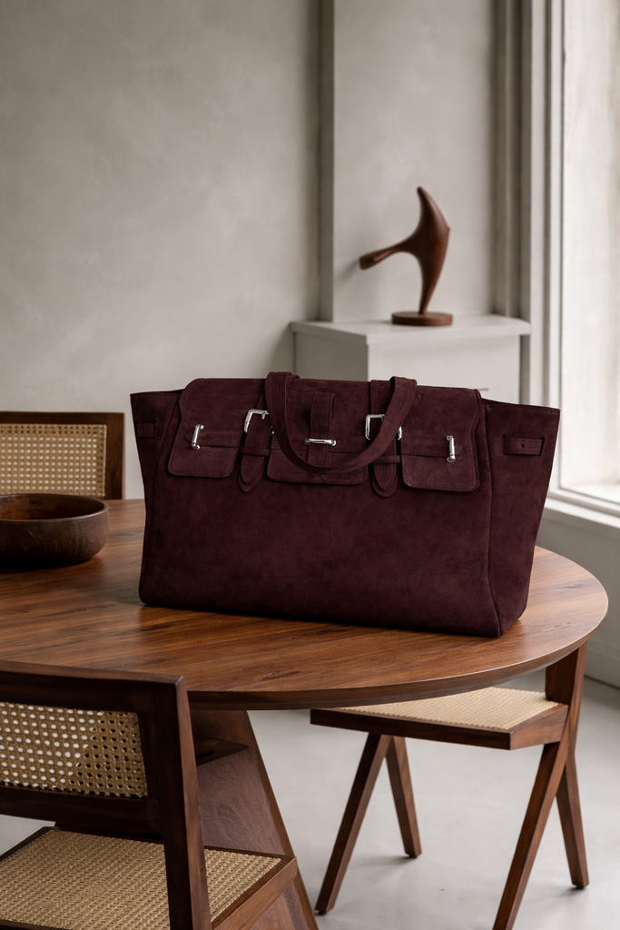 бимба, замша бургунди