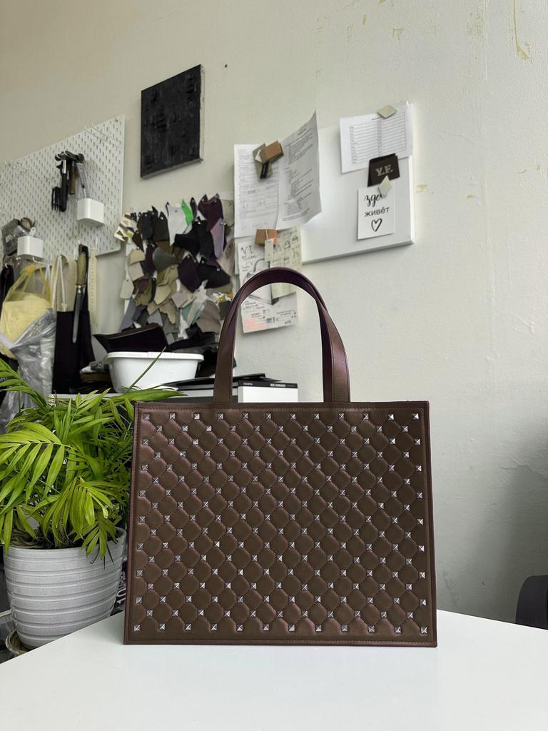 горизонтальный шопер, шокладный