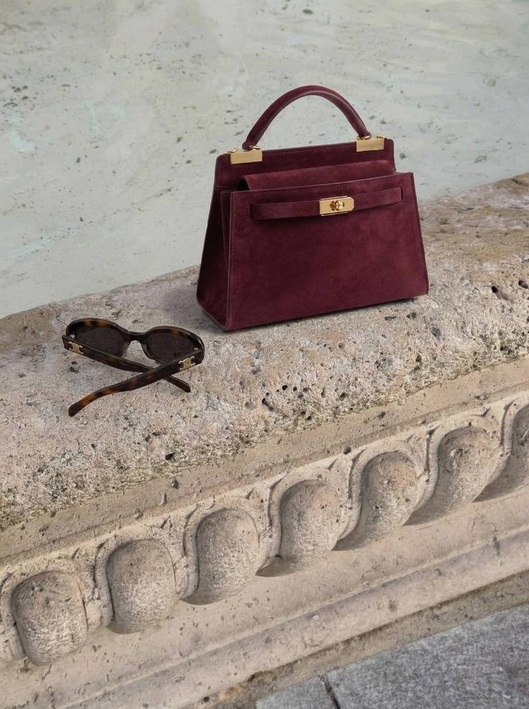 грейс дроп миди, замша вино