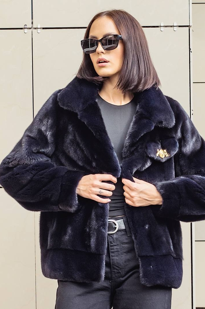 Полушубок из аукционной норки NAFA MINK