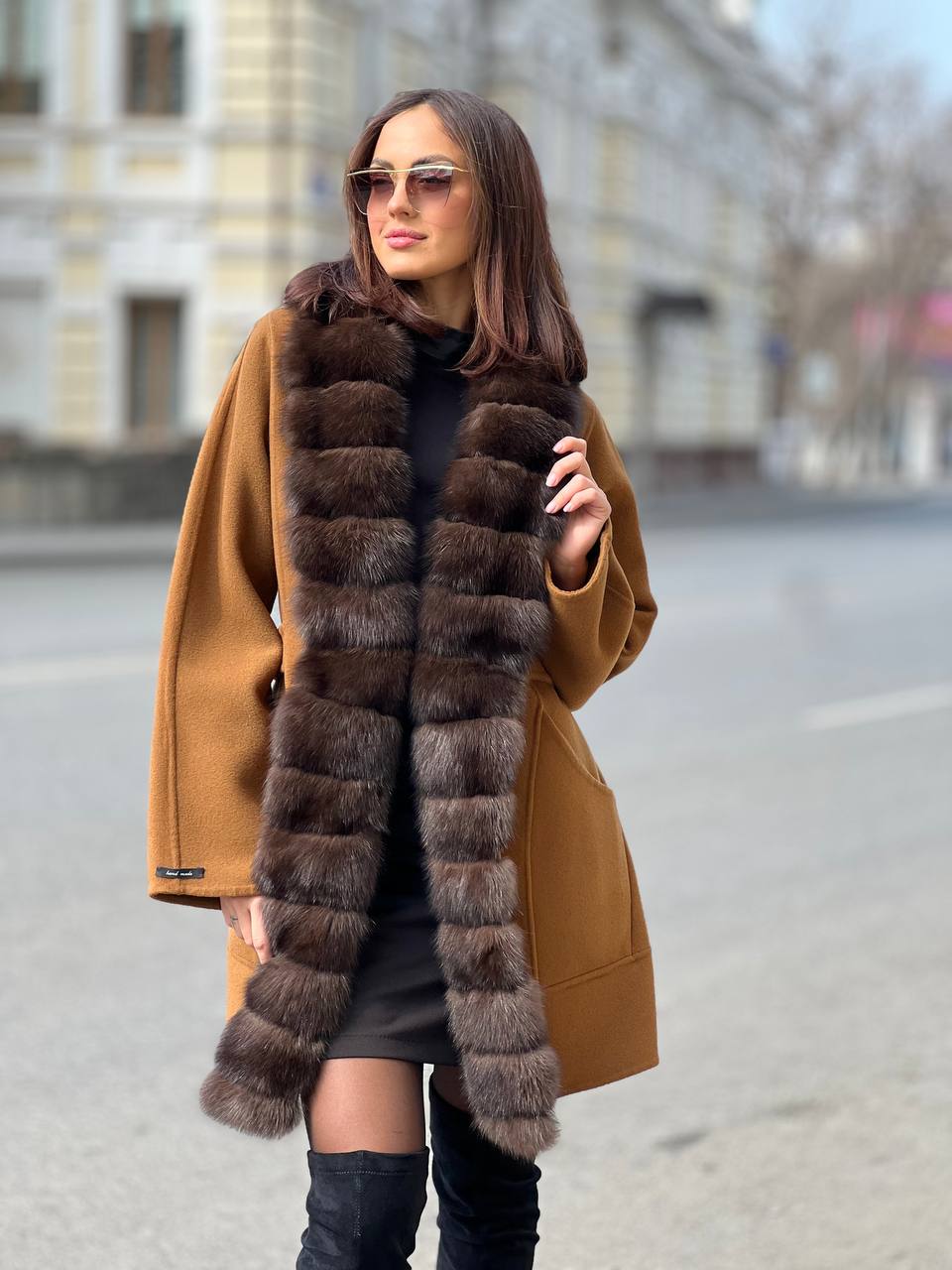 Полупальто из кашемира LORO PIANA