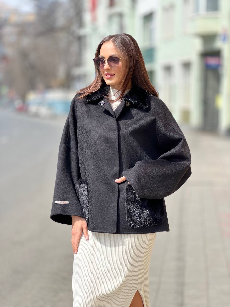 Куртка из мягкой шерсти альпака