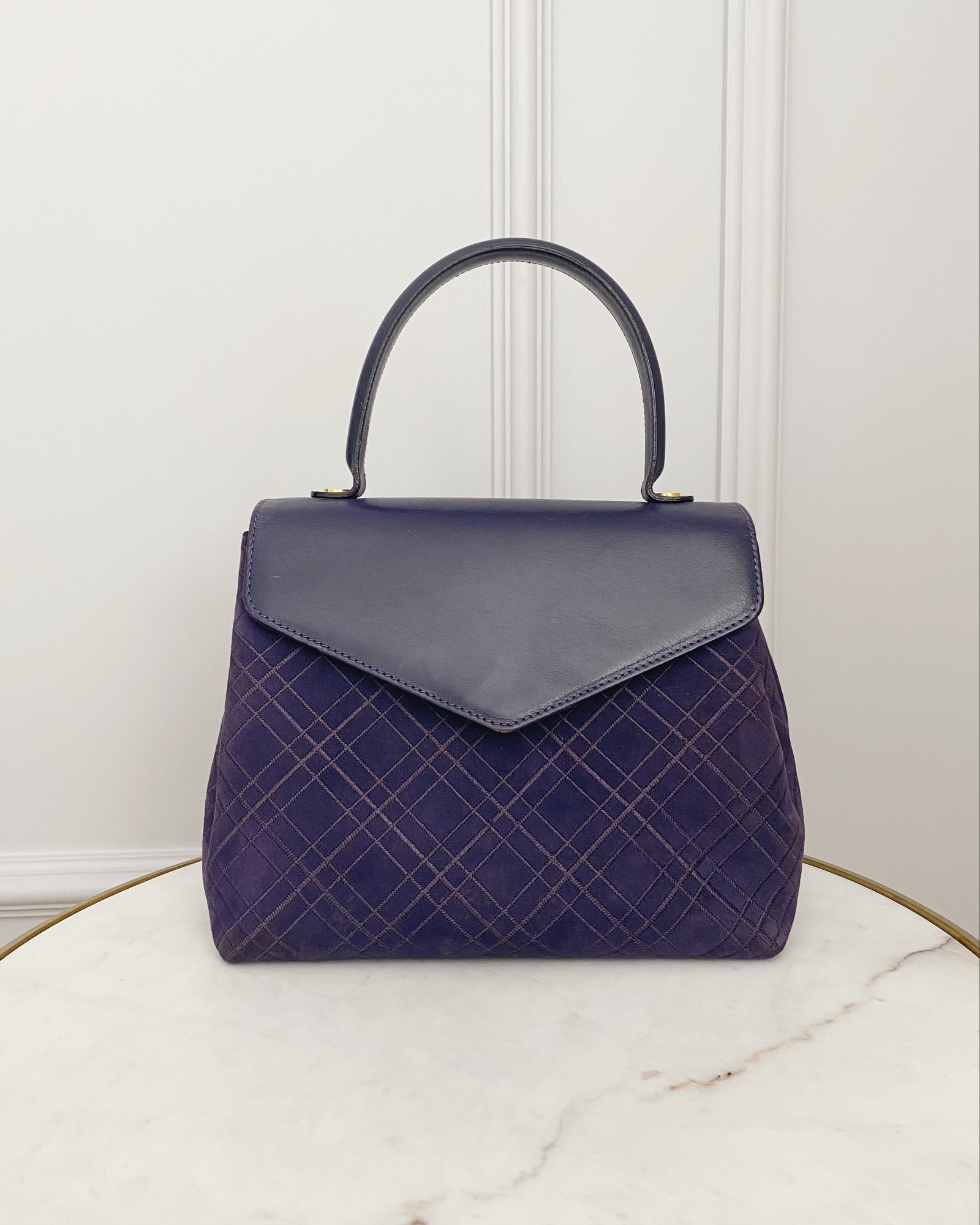 Замшевая сумка Salvatore Ferragamo