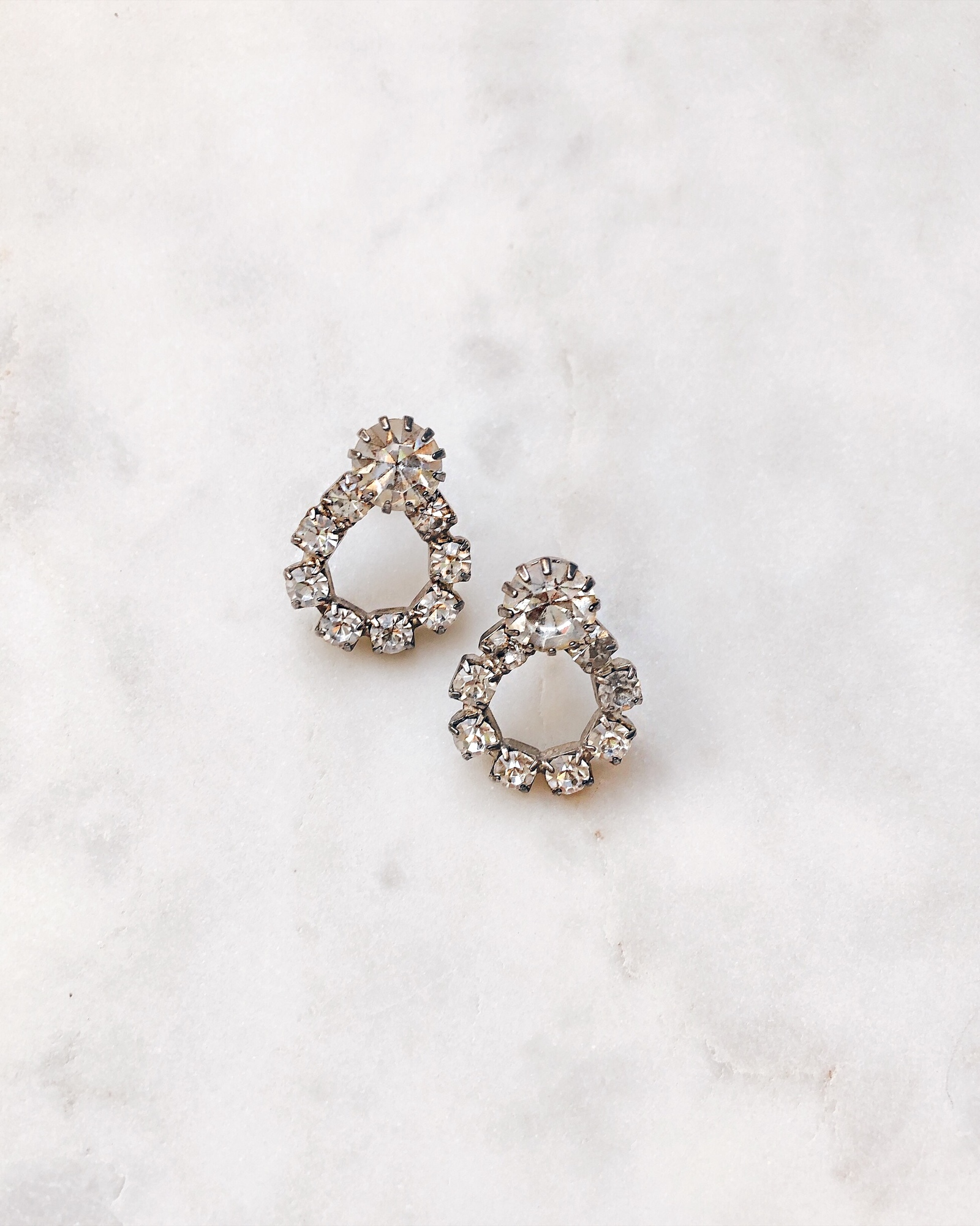 Серьги с кристаллами