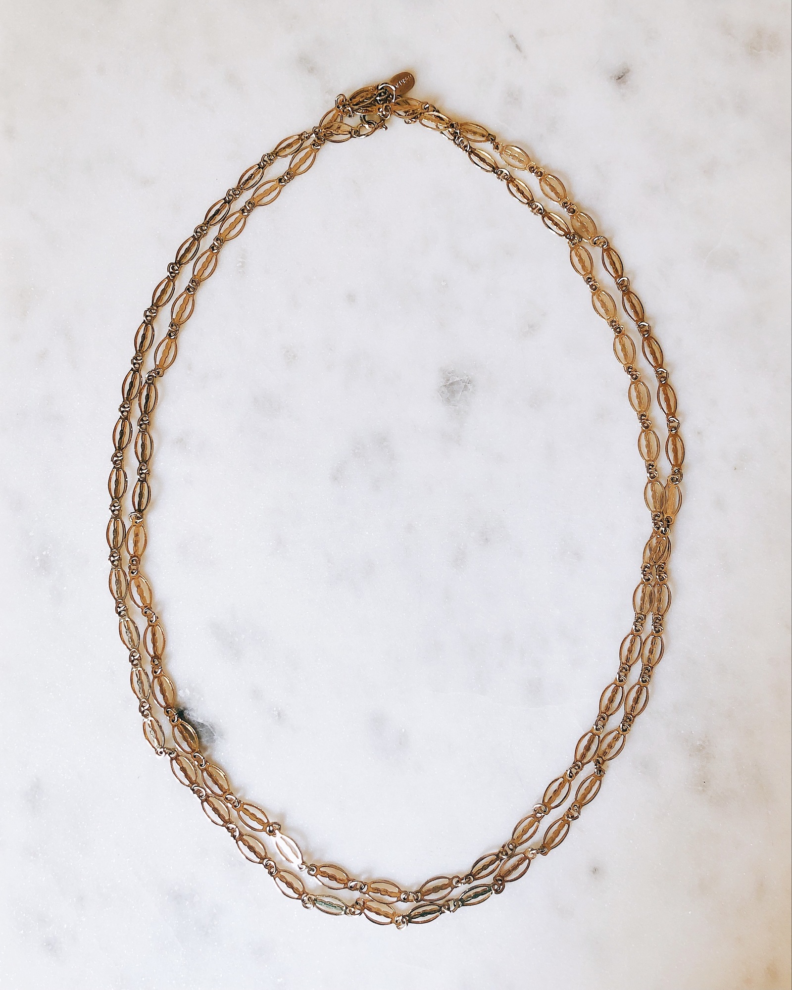 Многослойное колье фантазийного плетения Park Lane