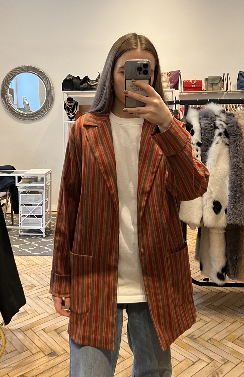 Жакет Fendi в полоску