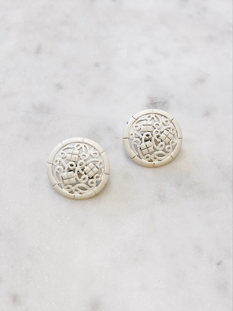 Клипсы с орнаментом