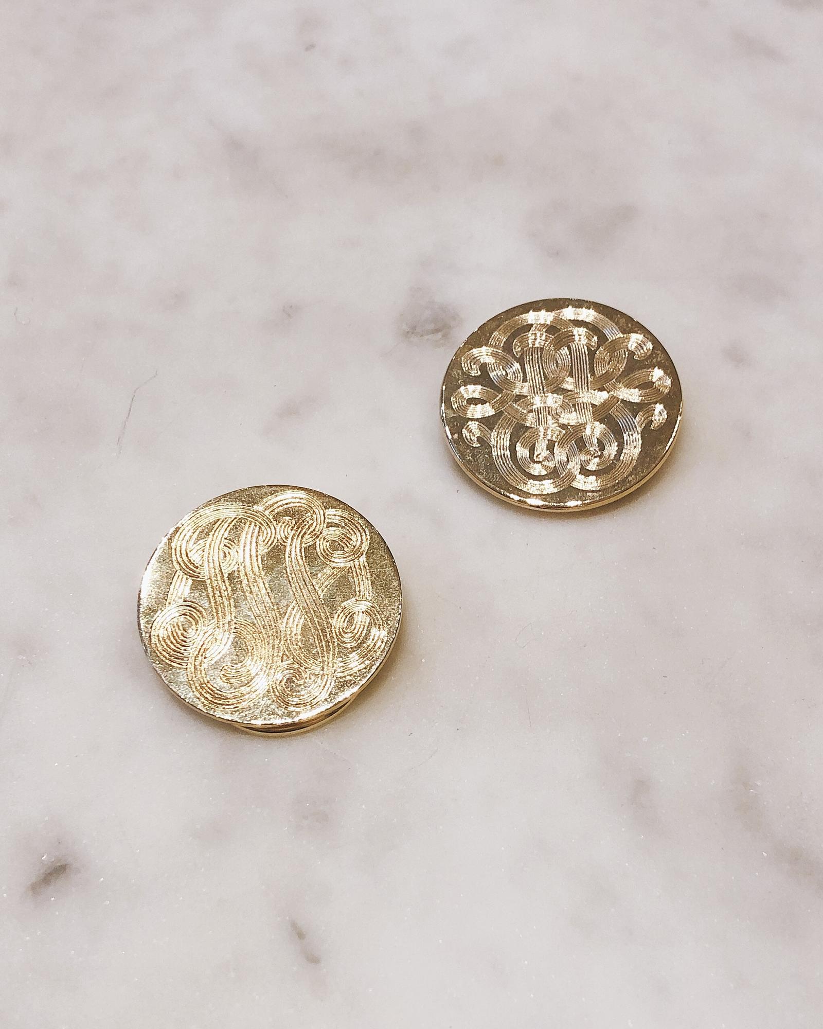 Дресс-клипсы с тиснением