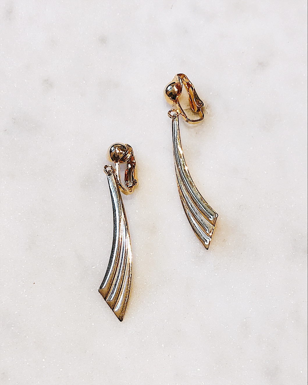 Изящные клипсы-подвески